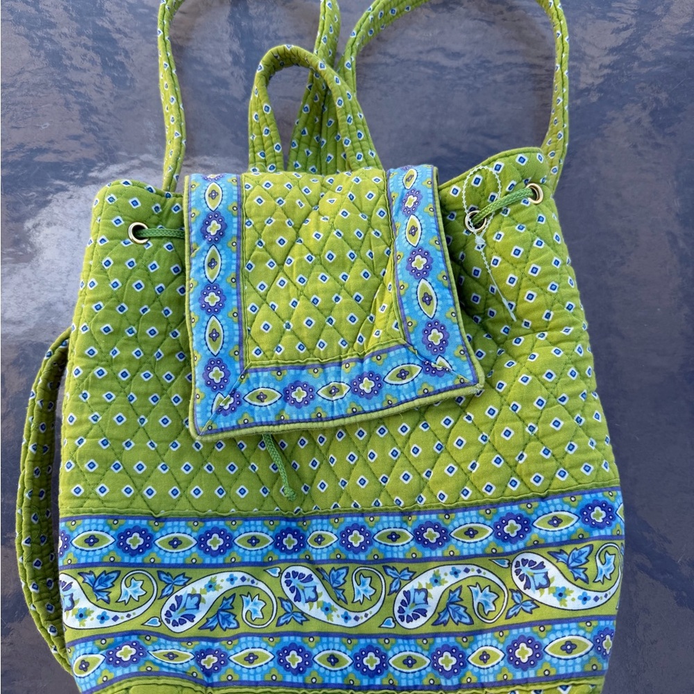 Quilted Green Patterned Women's Tote Bag
